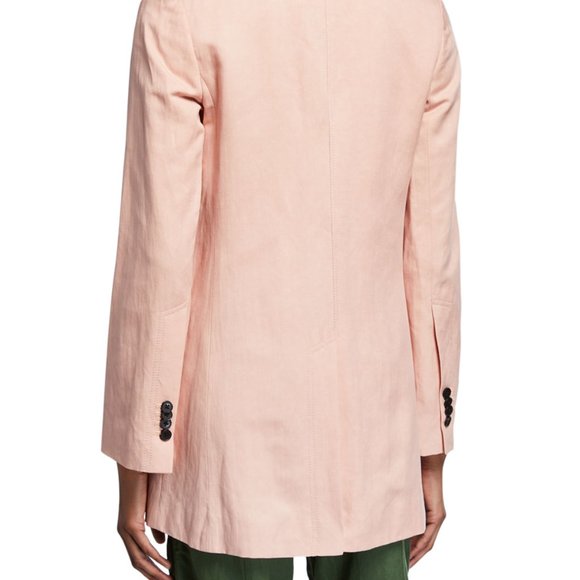 Derek Lam 10 Crosby Oversized  Blazer Blush - Picture 4 of 8